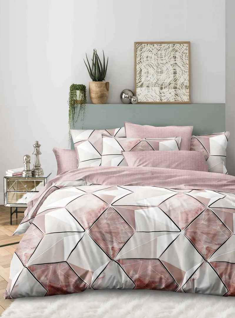 Lenjerie de pat Softica Fantasy Dreams 200x220 (Cocoa Rock)