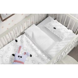 Детское постельное белье Tep Tepik 019333 Ovechka Dolli 1P (White/Black) Thumb