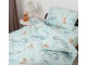 Lenjerie de pat pentru copii Tep Tepik Soft Dreams 019337 Sheep 1P (Light Blue)