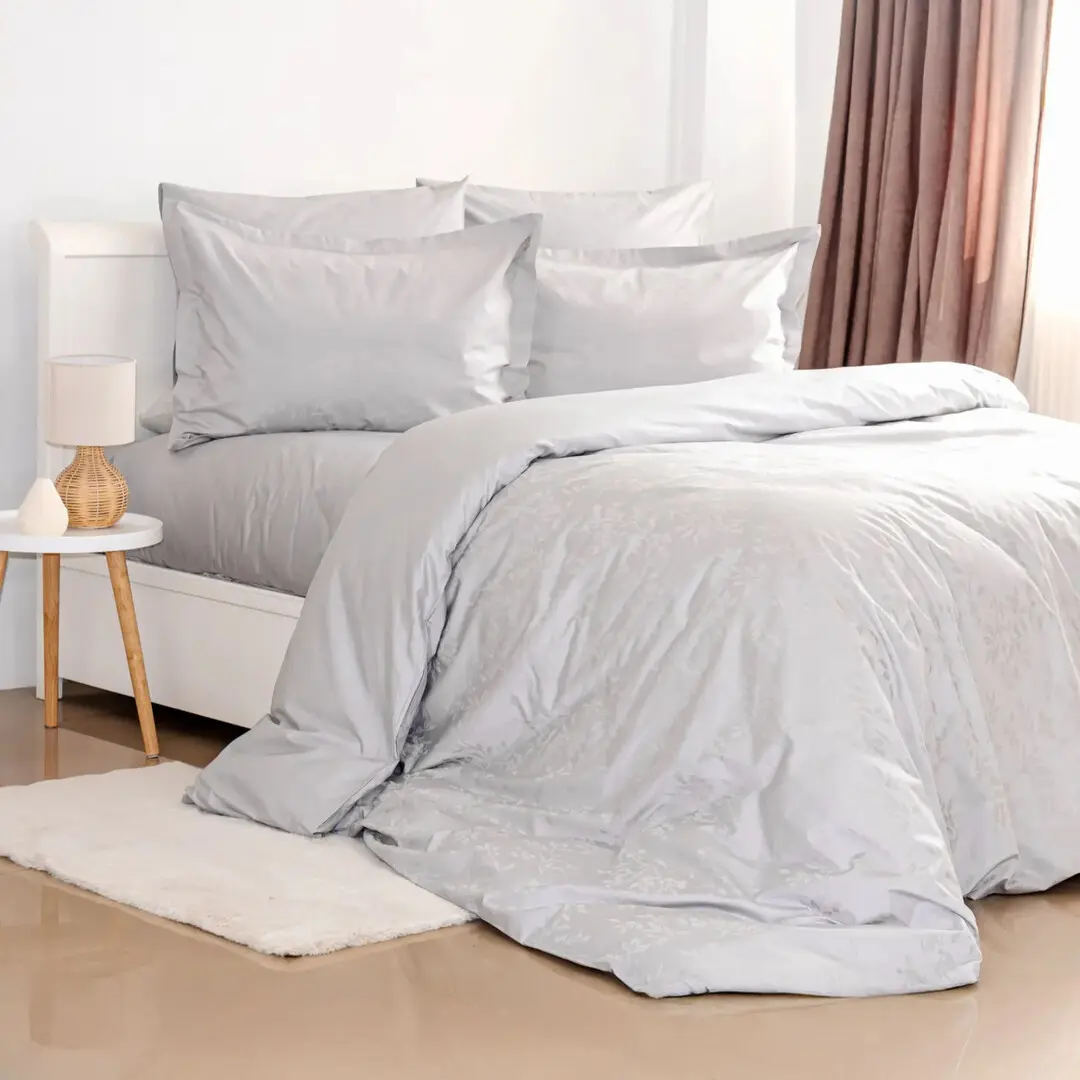Постельное белье Tep Grace Jacquard 023305 Euro 2P (Light Grey)