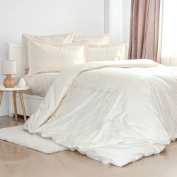 Постельное белье Tep Grace Jacquard 023306 Euro 2P (Milky)