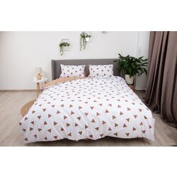 Lenjerie de pat Tep Soft Dreams 019321 Euro 2P (Triang Cappuccino)