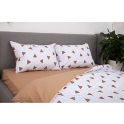 Lenjerie de pat Tep Soft Dreams 019321 Euro 2P (Triang Cappuccino) Thumb