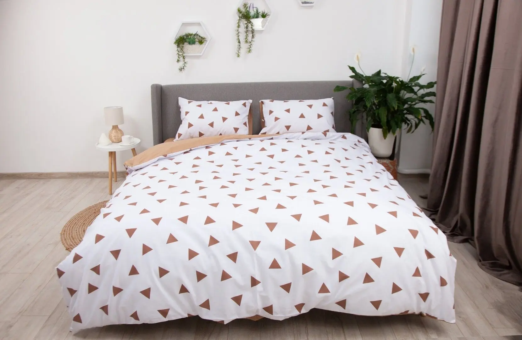 Lenjerie de pat Tep Soft Dreams 019321 Euro 2P (Triang Cappuccino)
