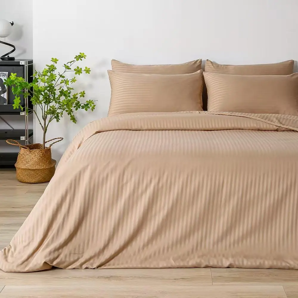 Постельное белье Tep Stripe Dreams 023377 Euro 2P (Cappucino)