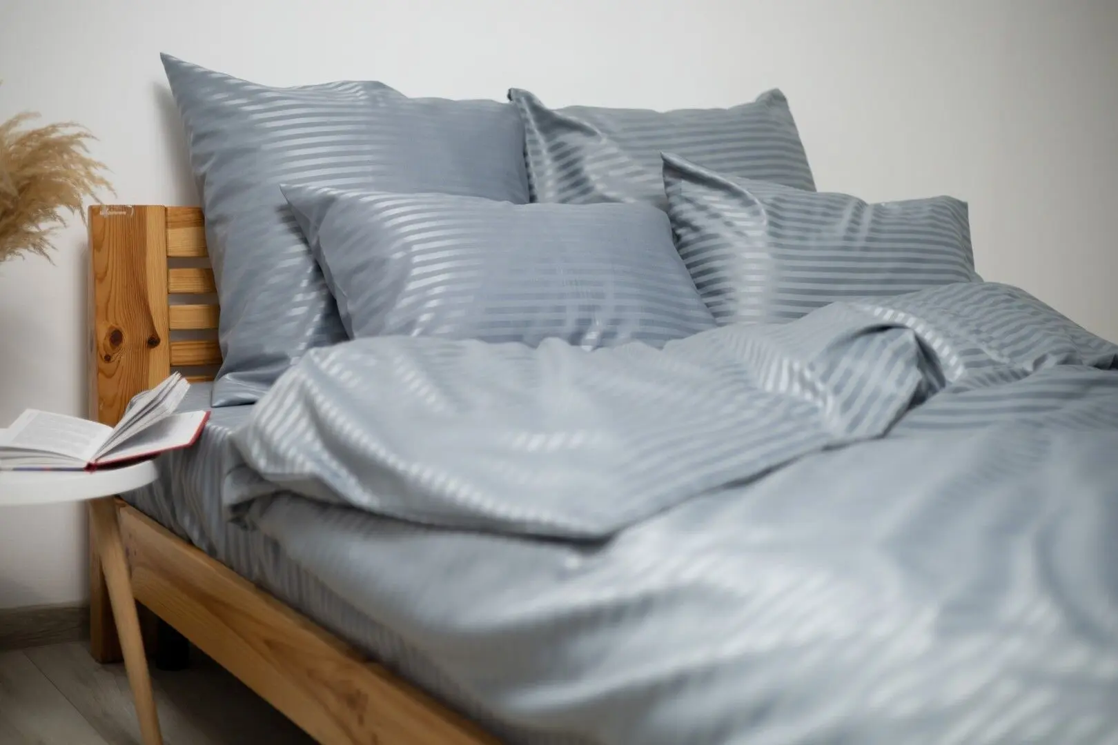 Постельное белье Tep Stripe Satin 019329 Euro 2P (Lunar) - 3