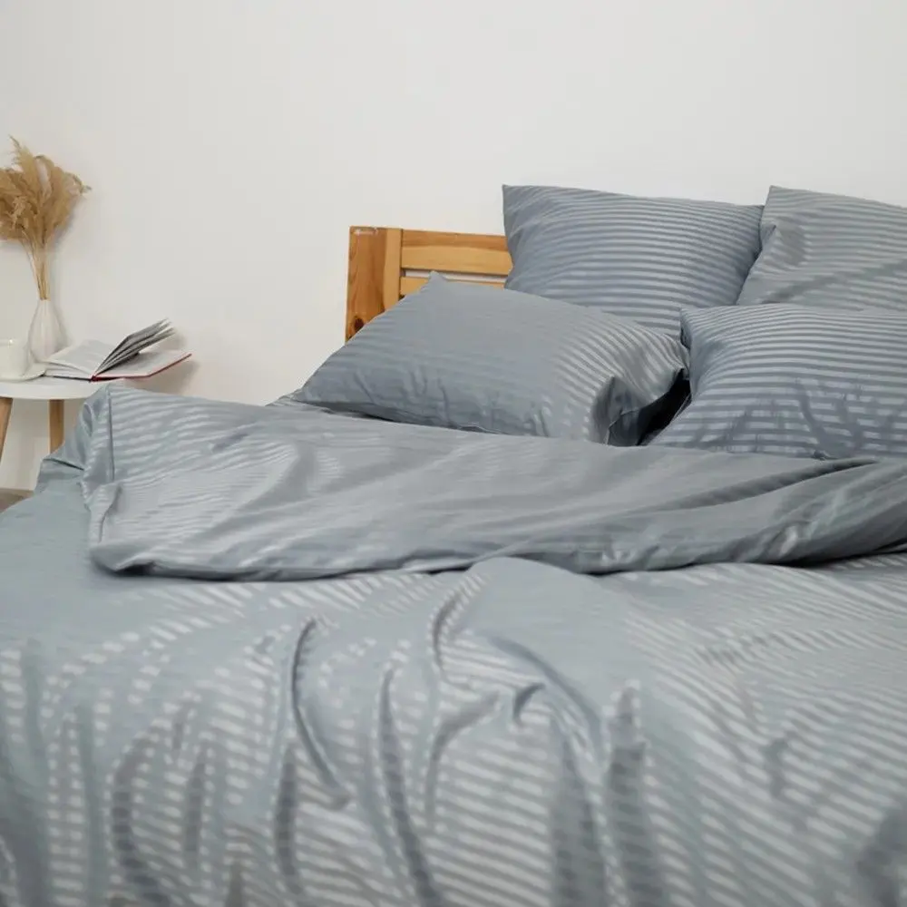 Постельное белье Tep Stripe Satin 019329 Euro 2P (Lunar) - 5