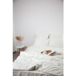 Постельное белье Tep Stripe Satin 019331 Euro 2P (Pure White) Thumb