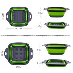 Набор дуршлагов Aptel AG659D (Gray/Green) Thumb