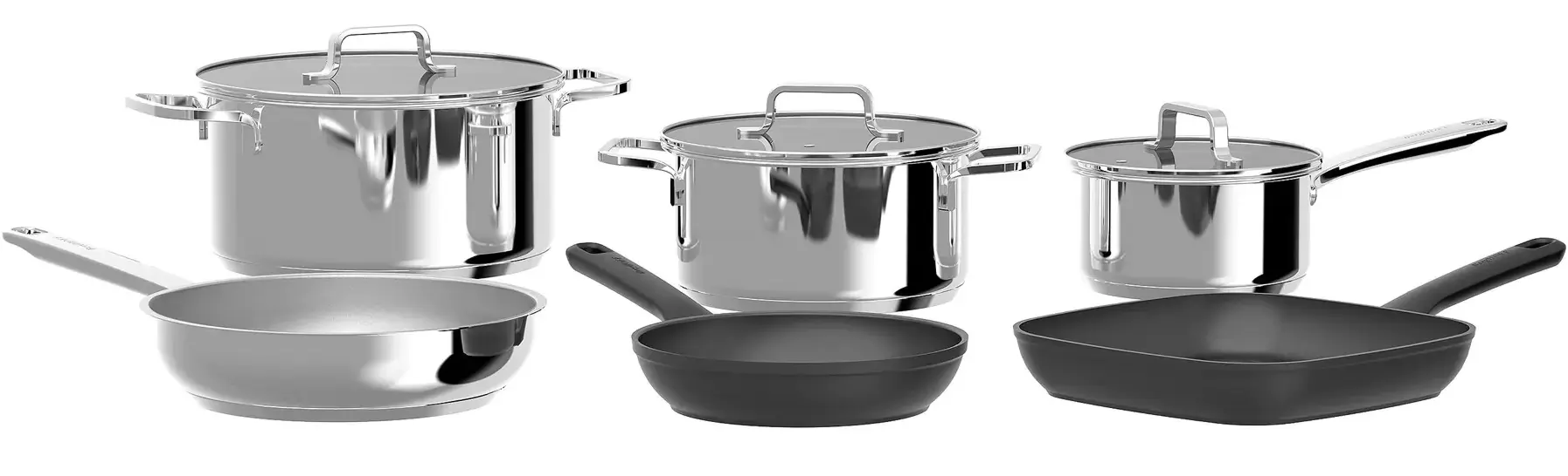 Set de bucatarie Berghoff DiNA Helix 1315089 (Inox/Black)