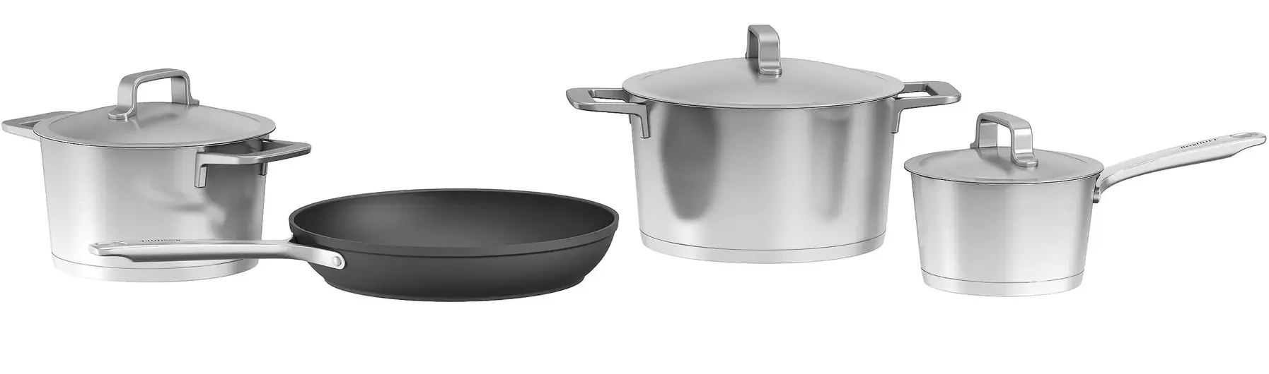 Set de bucatarie Berghoff DiNA Meta 1315154 (Inox/Black)