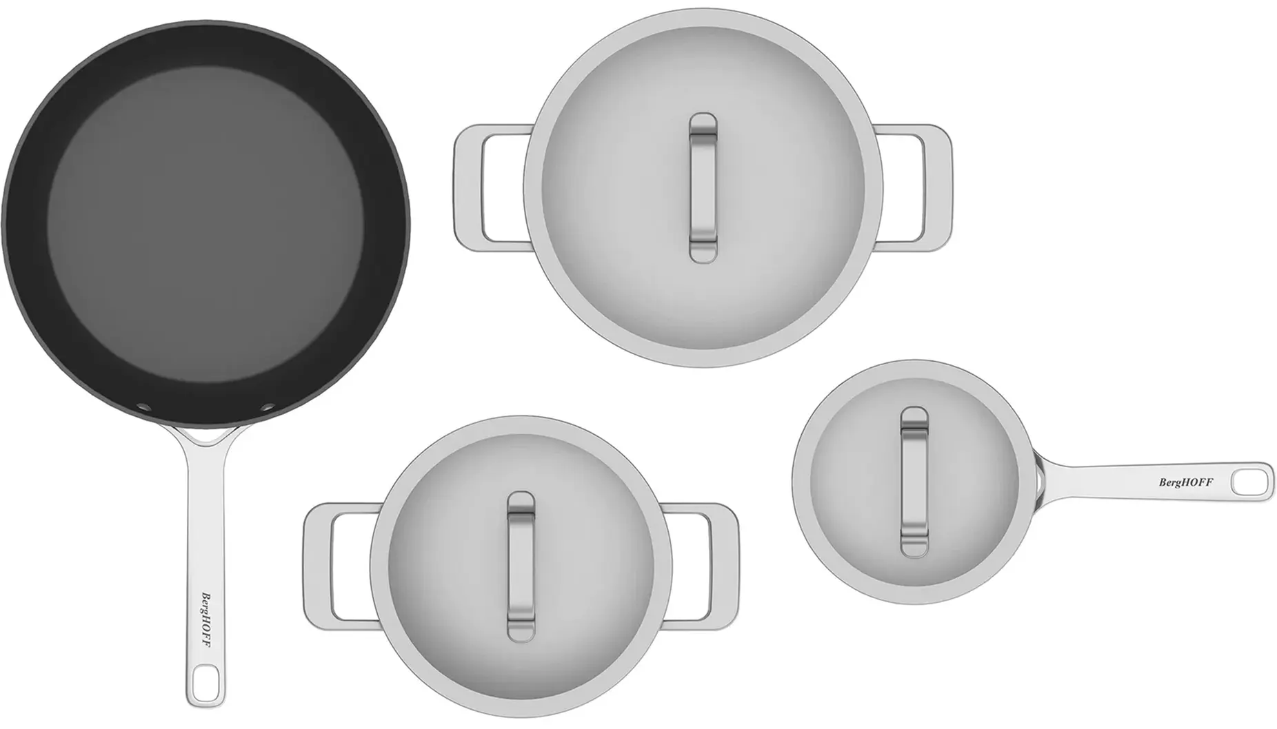 Set de bucatarie Berghoff DiNA Meta 1315154 (Inox/Black)