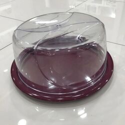 Блюдо для торта с крышкой Excellent Houseware 47753 34cm (Transparent) Thumb