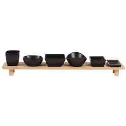 Set de servire Excellent Houseware 51383 (Black/Wood) Thumb
