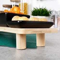 Set de servire Excellent Houseware 51383 (Black/Wood) Thumb