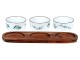 Set de servire Excellent Houseware 53803 (White/Wood)