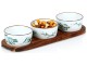 Set de servire Excellent Houseware 53803 (White/Wood)