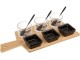 Set boluri cu tava pentru sushi Excellent Houseware 47494 (Bamboo/Black)