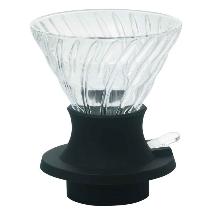 Palnie de cafea Hario SSD-360-B (Black/Transparent)