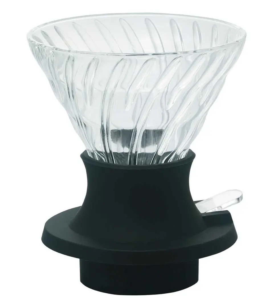 Palnie de cafea Hario SSD-360-B (Black/Transparent)