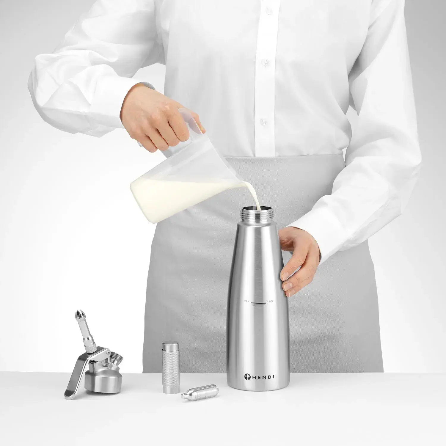 Creamer Hendi Profi Line 588024 (Silver)