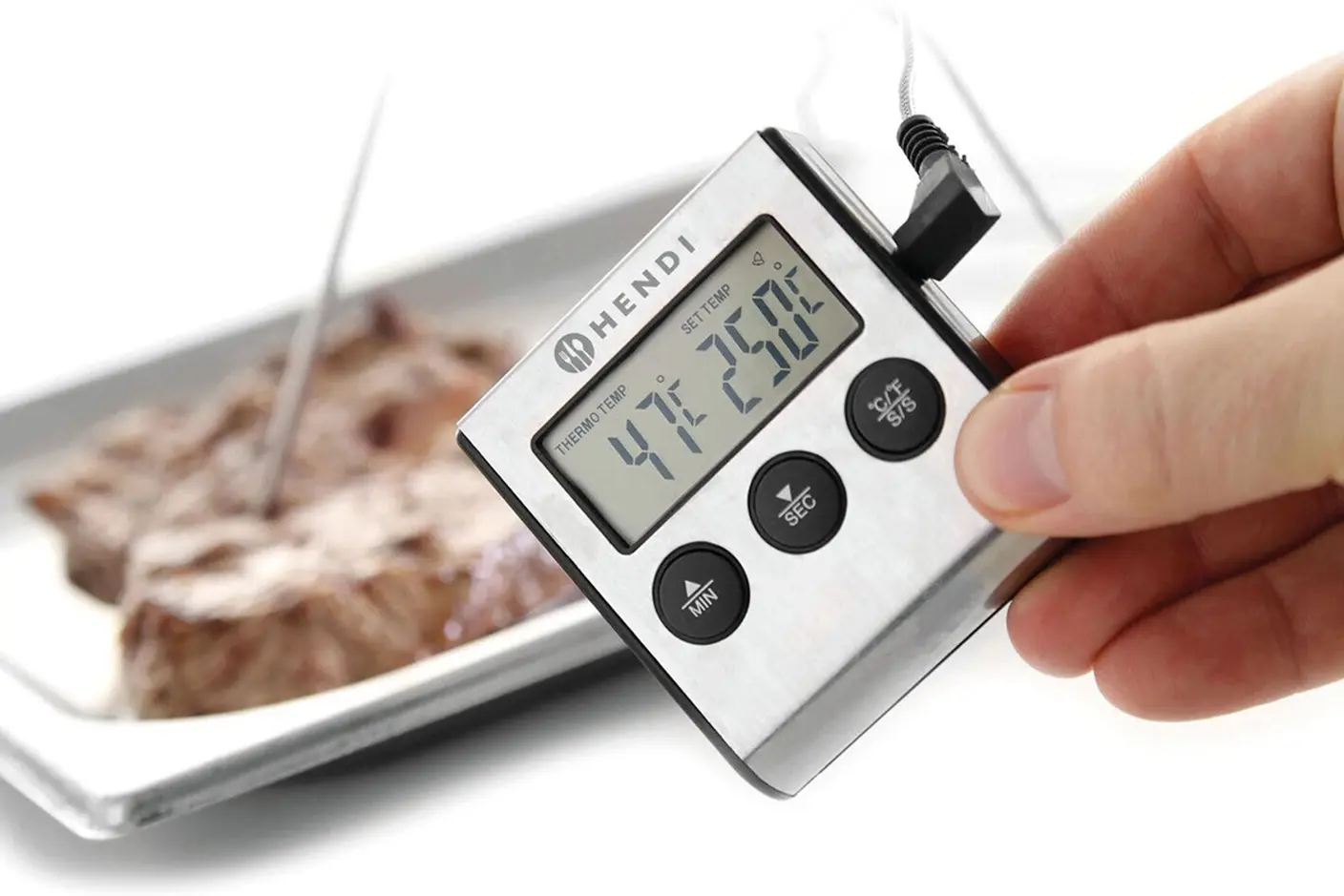 Termometru alimentar Hendi 271346 (Inox)