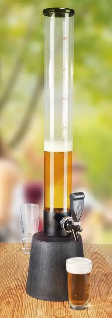 Диспенсер для пива HI 423975 (Transparent/Black)