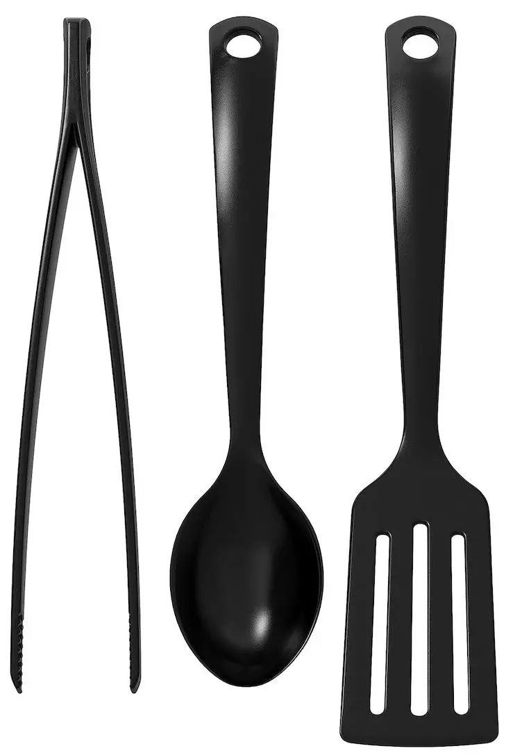 Set de bucatarie Ikea Gnarp (Negru)