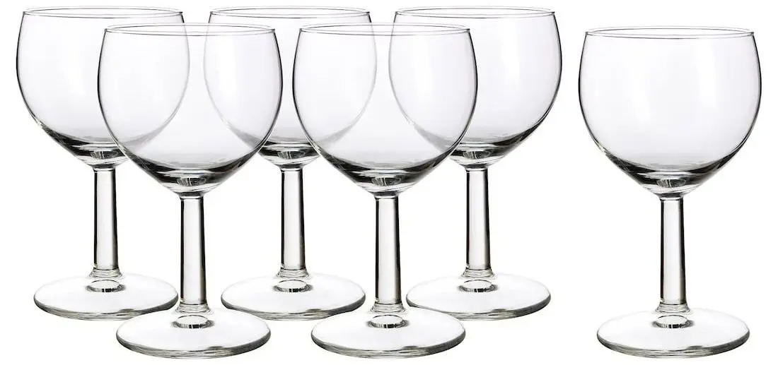 Set pahare Ikea Forsiktigt sticla transparenta 0.16l