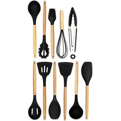 Set de bucatarie Ruhhy 21804 (Black/Natural)