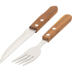 Set tacamuri Strend Pro Grill 2212844 (Inox/Wood) Thumb