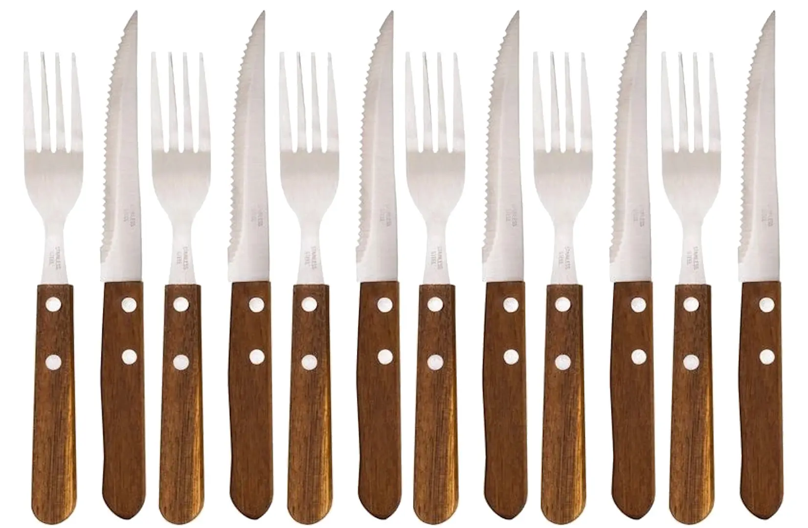 Set tacamuri Strend Pro Grill 2212844 (Inox/Wood)