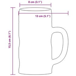 Набор кружек для пива VidaXL 4005746 (Transparent) Thumb