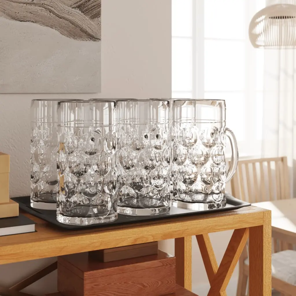 Набор кружек для пива VidaXL 4005747 (Transparent)