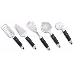 Set de bucătărie Zass Gourmet ZG-KT 04 (Black/Silver)