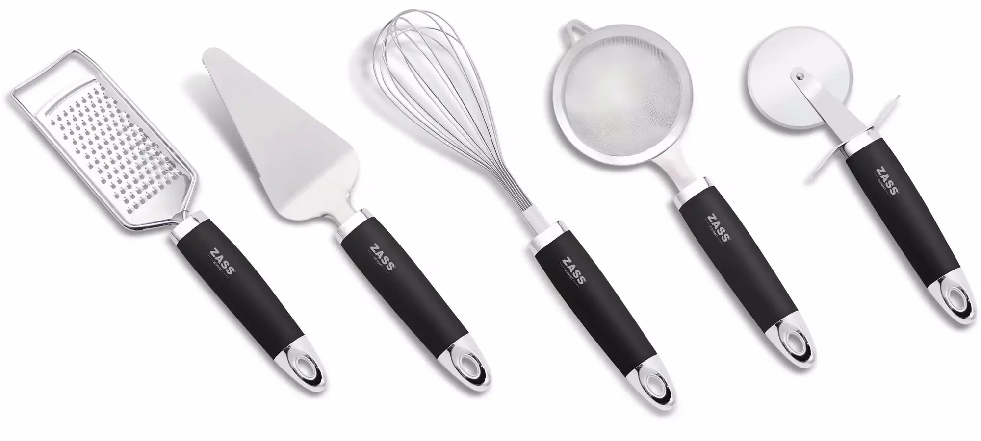 Set de bucătărie Zass Gourmet ZG-KT 04 (Black/Silver)