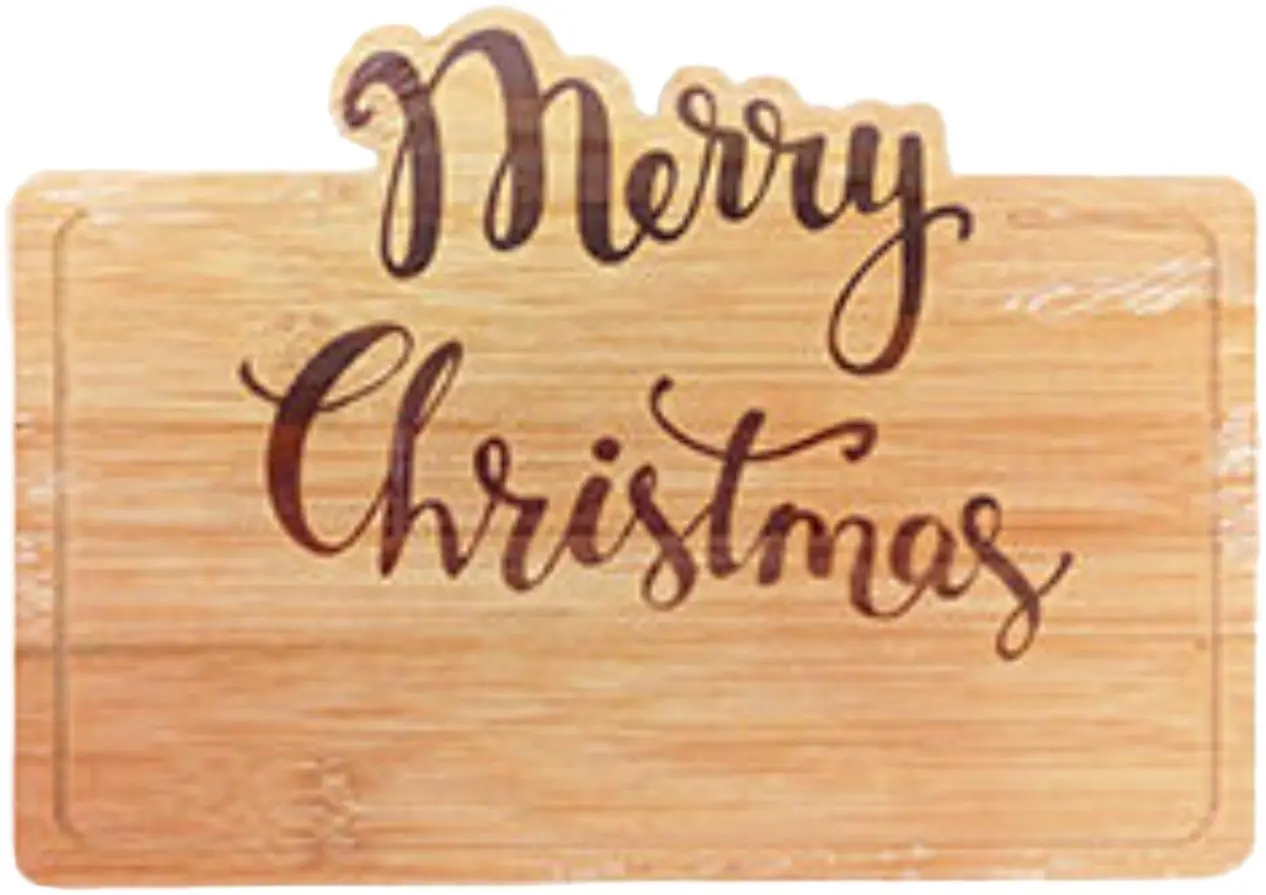 Сервировочный поднос Christmas Merry Christmas 25X17cm (Wood)