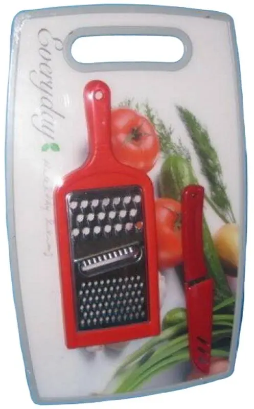 Набор доска + терка + нож Maestro Mr-1784