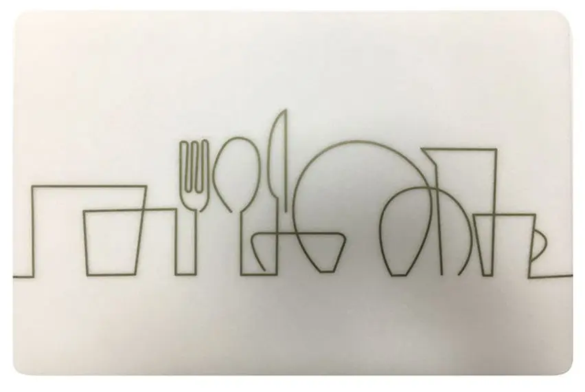 Салфетка под приборы Maestro Mr-1902 (White/Gold)