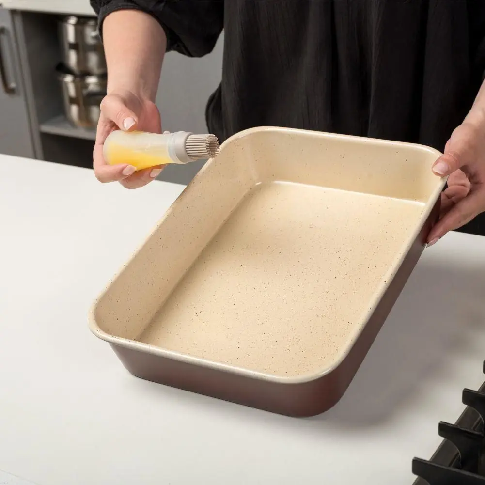 Кисть для масла с контейнером Nava Misty 10-111-075 (Transparent/Beige)