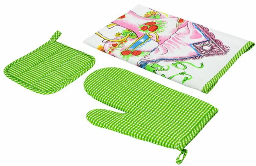 Набор кухонных принадлежностей Nova AB344 (Green/White)