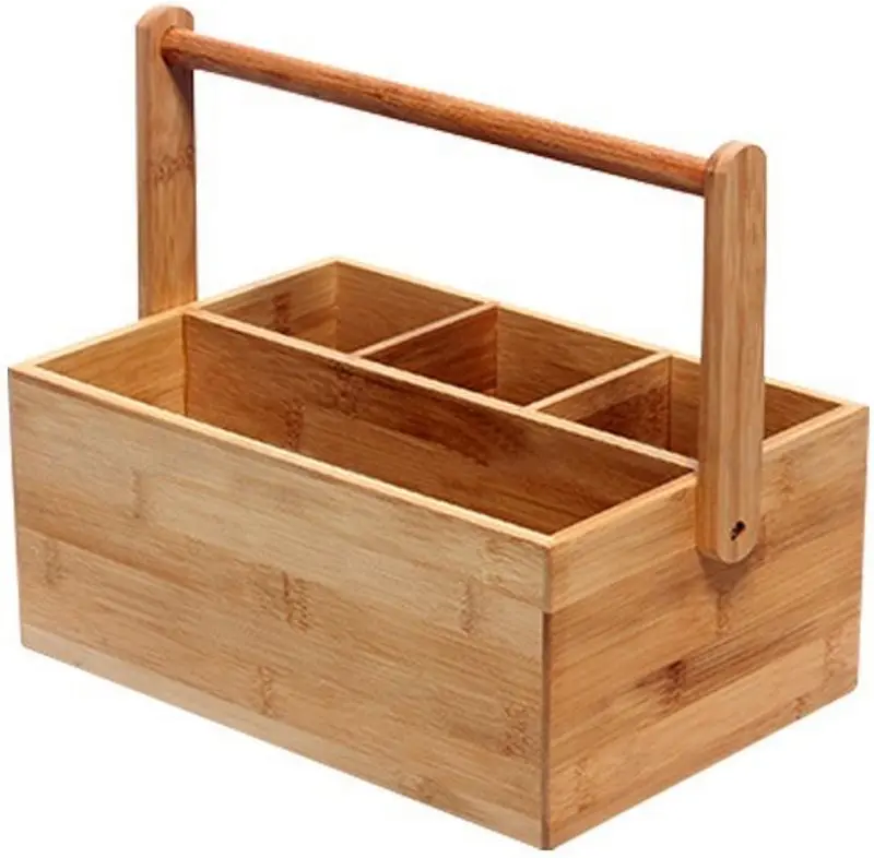 Подставка для столовых приборов и специй Zokura Z1163 (Bamboo)