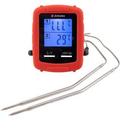 Термометр для мяса с 2 щупами Zokura Z1177 (Red) Thumb