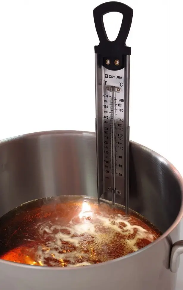 Термометр для жидкостей Zokura Z1187 (Inox/Black)