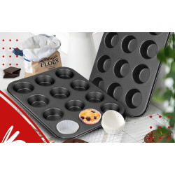 Форма для выпечки Decakila KMTT080B 35x26.5x3cm (Black) Thumb