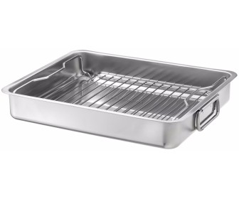 Tava de copt cu gratar Ikea Koncis 100.990.53 40x32 (Inox)