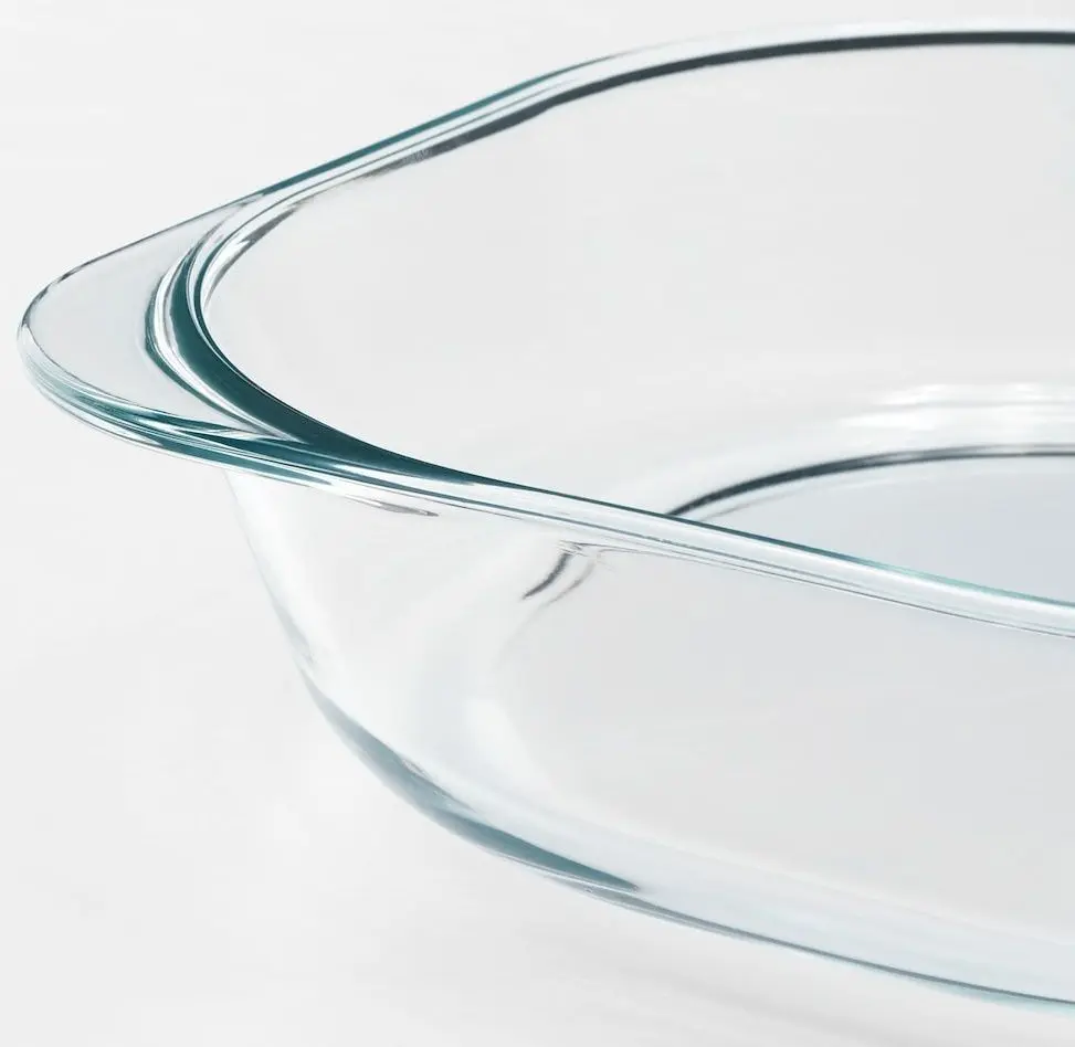 Vas pentru copt Ikea Foljsam sticla transparenta 24.5x24.5