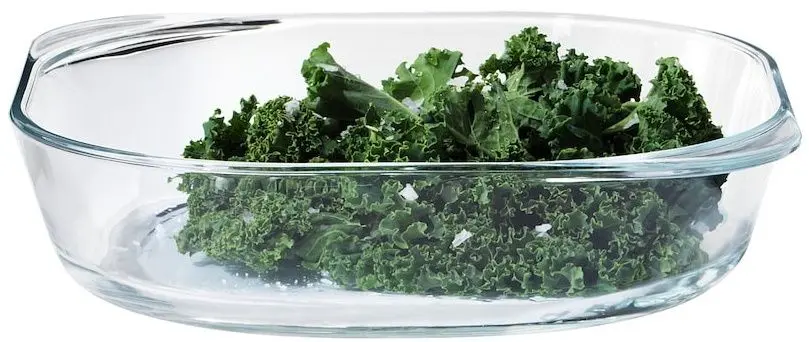 Vas pentru copt Ikea Foljsam sticla transparenta 24.5x24.5