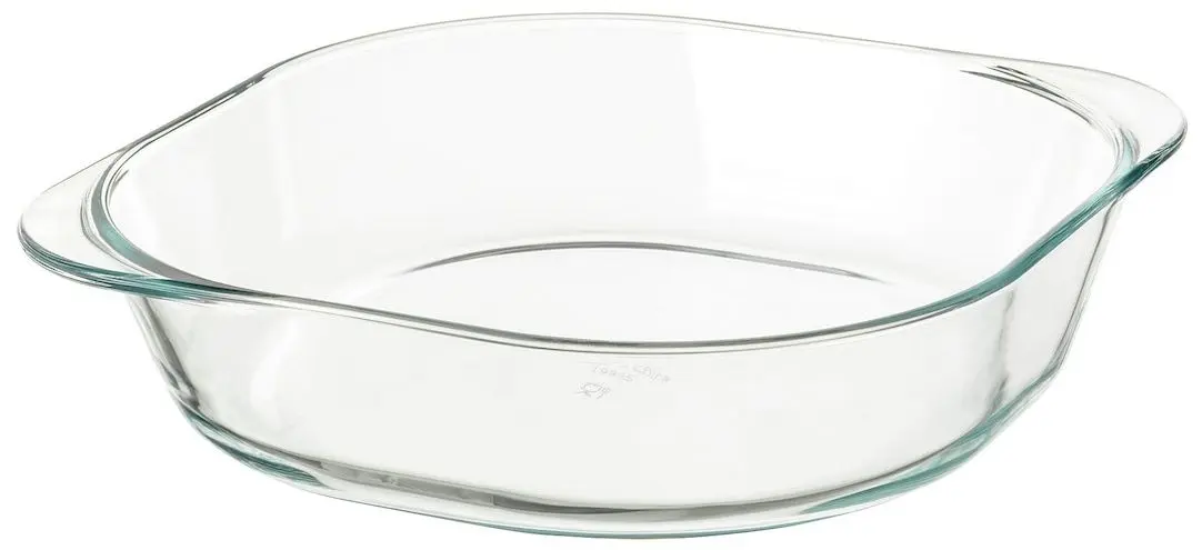 Vas pentru copt Ikea Foljsam sticla transparenta 24.5x24.5