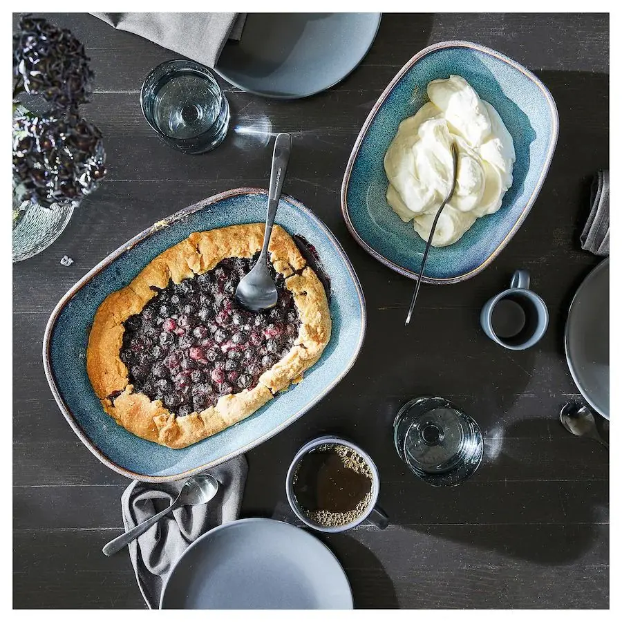 Set vase cuptor Ikea Gladelig (Albastru)